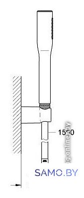 Душевой гарнитур  Grohe Euphoria Cosmopolitan Stick 27369000 - Изображение №2 — Интернет-магазин samo.by