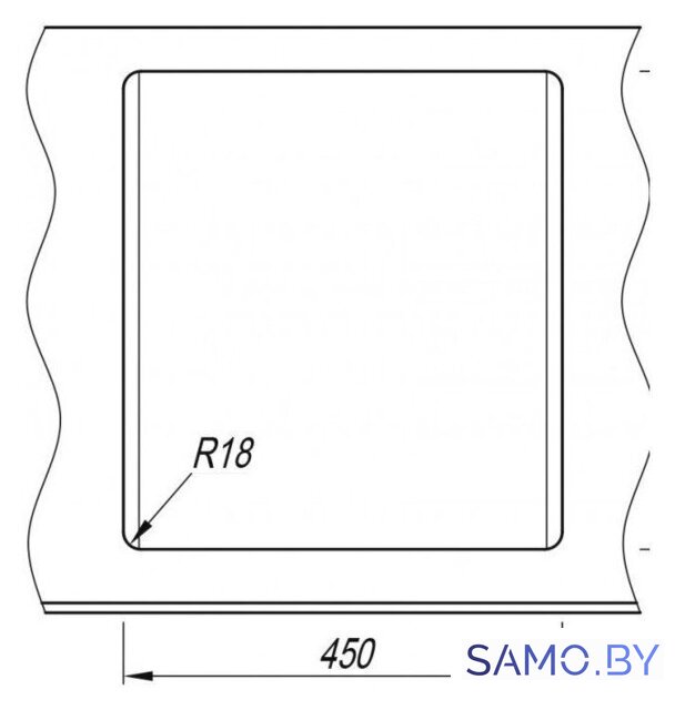 Кухонная мойка ARFEKA Dalago 47 Wet Graphite - Изображение №6 — Интернет-магазин samo.by