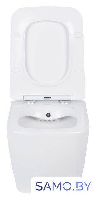 Унитаз подвесной Roxen Cube bidet в комплекте с инсталляцией StounFix Dual Fresh 6 в 1 968472 (кнопка: брашированное золото) - Изображение №6 — Интернет-магазин samo.by