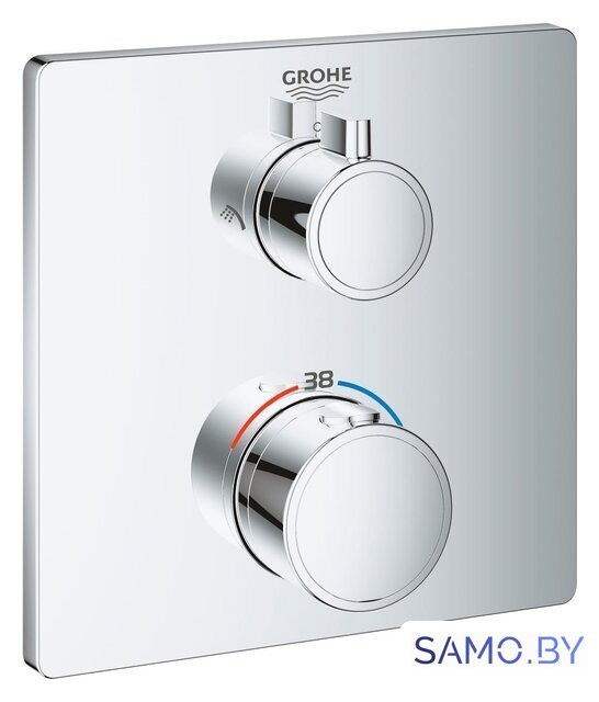 Смеситель без скрытого механизма Grohe Grohtherm 24079000 - Изображение №1 — Интернет-магазин samo.by