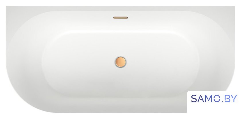 Ванна Wellsee Belle Spa 3.0 170x80 235901004 (пристенная ванна белый глянец, экран, ножки, сифон-автомат золото) - Изображение №4 — Интернет-магазин samo.by