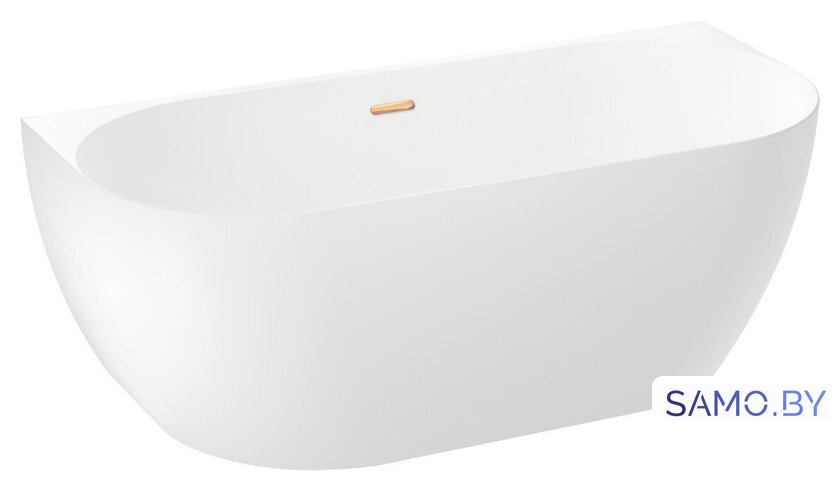 Ванна Wellsee Belle Spa 3.0 170x80 235901004 (пристенная ванна белый глянец, экран, ножки, сифон-автомат золото) - Изображение №2 — Интернет-магазин samo.by