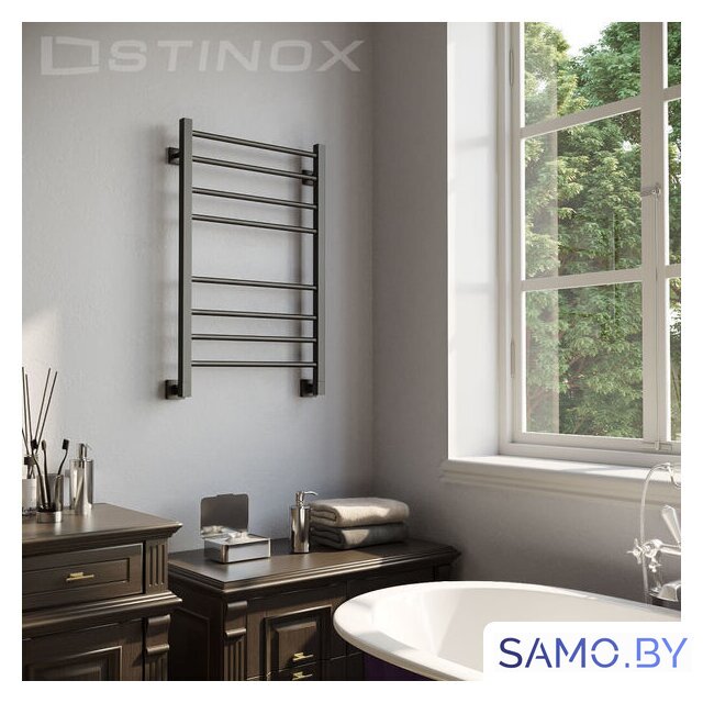 Полотенцесушитель Stinox Classic 50x80 cl80 Ral 9005 - Изображение №1 — Интернет-магазин samo.by