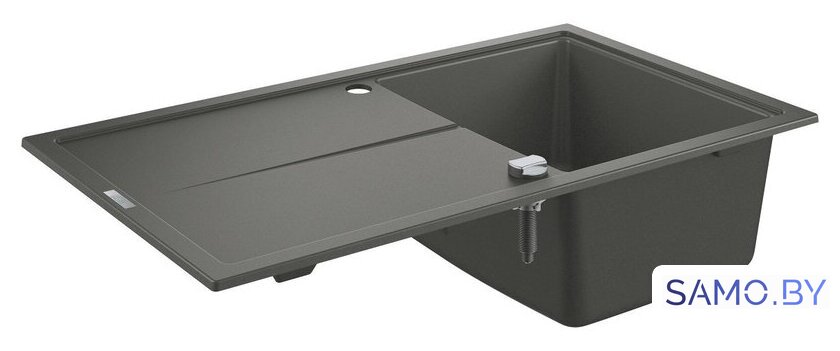 Кухонная мойка Grohe K400 50-C 86/50 1.0 31640AT0 (серый гранит) - Изображение №2 — Интернет-магазин samo.by