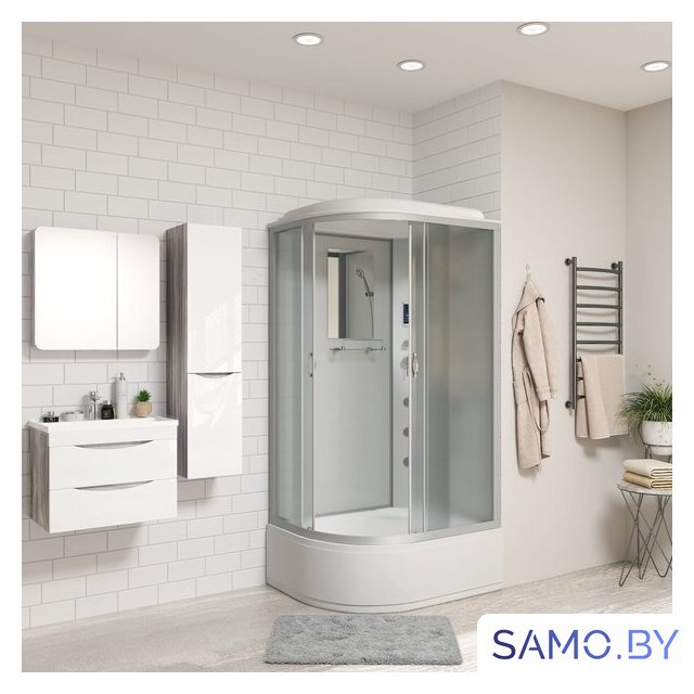 Душевая кабина Niagara NG-2310-14RF 120x80x215 (матовое стекло) - Изображение №1 — Интернет-магазин samo.by