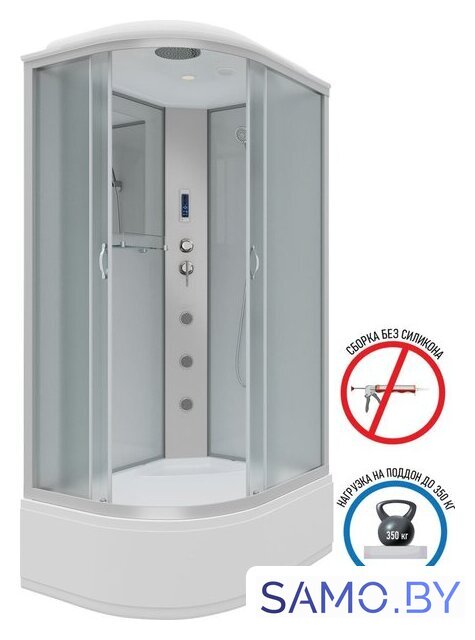 Душевая кабина Niagara NG-2310-14RF 120x80x215 (матовое стекло) - Изображение №3 — Интернет-магазин samo.by