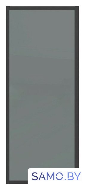 Душевая стенка Grossman Cosmo 90x195 200.K33.02.90.21.10 (черный матовый/стекло тонированное) - Изображение №1 — Интернет-магазин samo.by