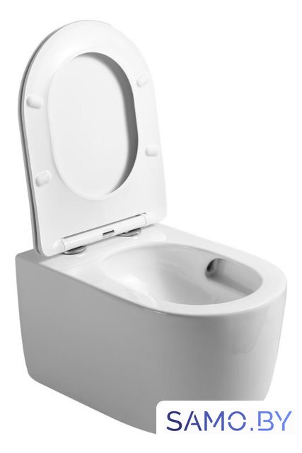 Унитаз подвесной Roxen Vortex в комплекте с инсталляцией StounFix Dual Fresh 6 в 1 968483 (кнопка: брашированное золото) - Изображение №5 — Интернет-магазин samo.by