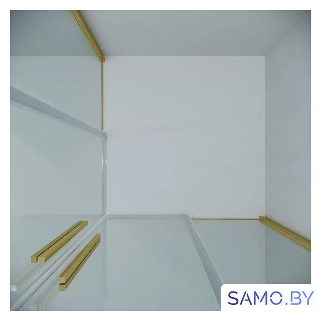 Душевой уголок Grossman Galaxy 70x70x195 300.K33.01.7070.32.00 (золото сатин/прозрачное стекло) - Изображение №6 — Интернет-магазин samo.by
