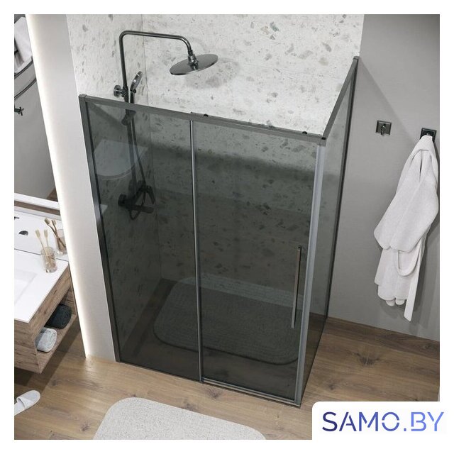 Душевой уголок Grossman Galaxy 110х100х195 120.K33.01.1110.42.10 (графит сатин/тонированное стекло) - Изображение №7 — Интернет-магазин samo.by
