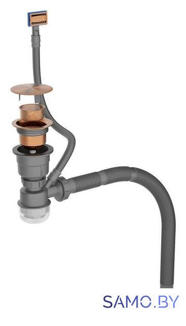 Кухонная мойка Roxen Simple 560220-50BR-GR бронза/текстурная PVD покрытие (с коландером и дозатором) - Изображение №17 — Интернет-магазин samo.by