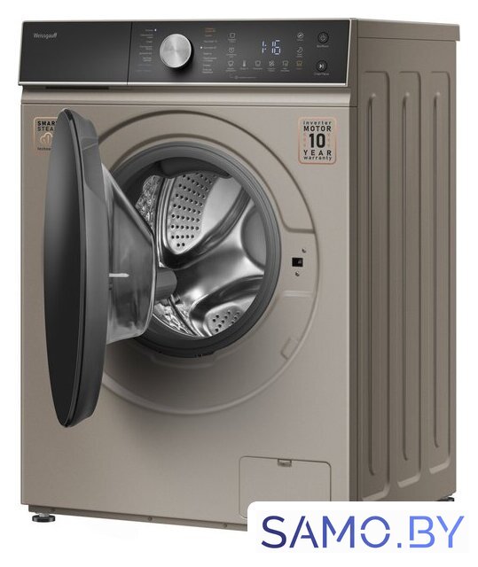 Стирально-сушильная машина Weissgauff WMD 61211 D Inverter Steam Champagne - Изображение №7 — Интернет-магазин samo.by