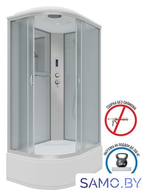 Душевая кабина Niagara NG-2310-14RP 120x80x215 (матовое стекло) - Изображение №3 — Интернет-магазин samo.by