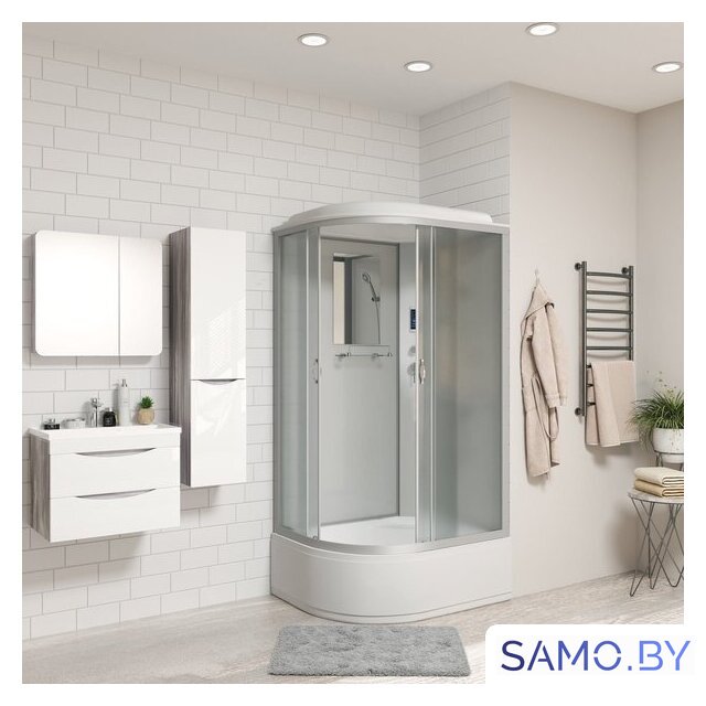 Душевая кабина Niagara NG-2310-14RP 120x80x215 (матовое стекло) - Изображение №1 — Интернет-магазин samo.by