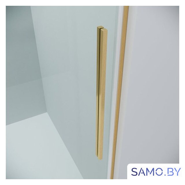 Душевой уголок Grossman Galaxy 100x90x195 120.K33.01.1090.32.00 (золото сатин/прозрачное стекло) - Изображение №2 — Интернет-магазин samo.by