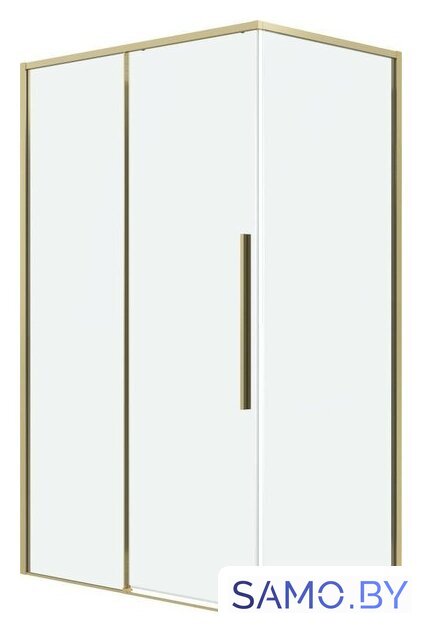 Душевой уголок Grossman Galaxy 100x90x195 120.K33.01.1090.32.00 (золото сатин/прозрачное стекло) - Изображение №1 — Интернет-магазин samo.by