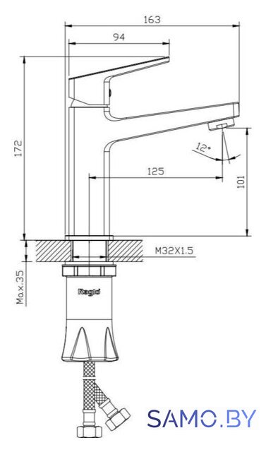 Смеситель Raglo R30.10.06 - Изображение №2 — Интернет-магазин samo.by