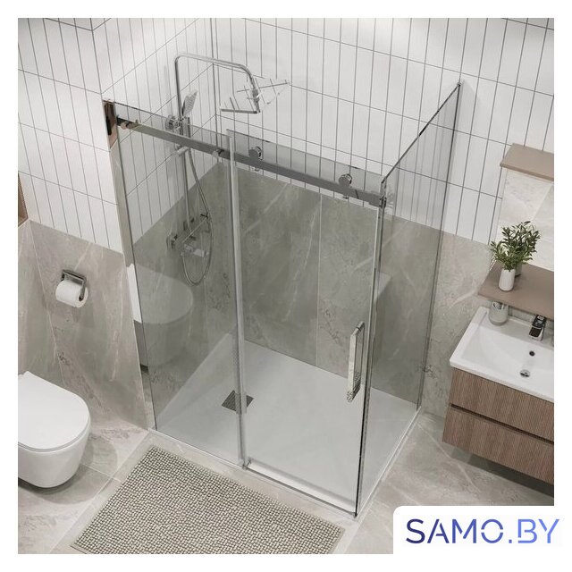 Душевой уголок Grossman Classic 110x80x195 120.K33.04.1180.10.00 (хром/прозрачное стекло) - Изображение №9 — Интернет-магазин samo.by