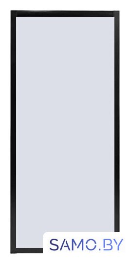 Душевая стенка Grossman Cosmo 90x195 200.K33.02.90.21.02 (черный матовый/шиншилла стекло) - Изображение №1 — Интернет-магазин samo.by