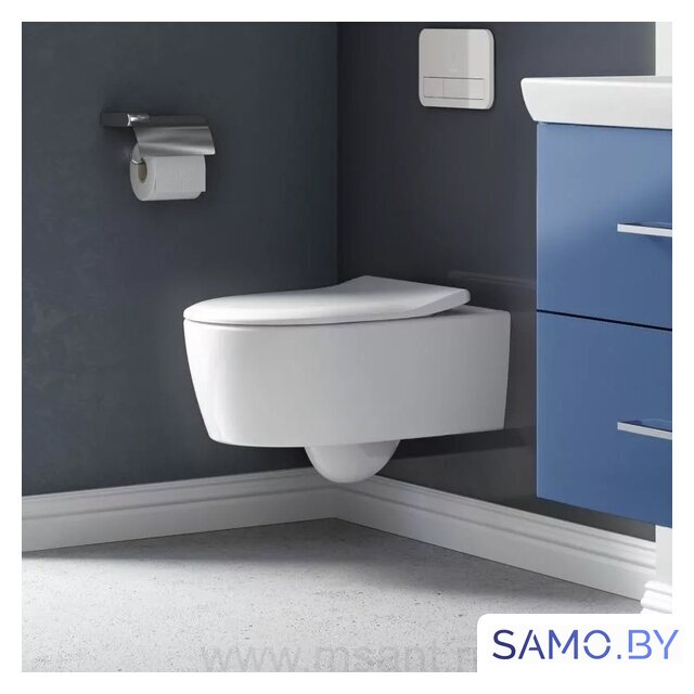 Унитаз подвесной Villeroy & Boch Avento 5656RS01 - Изображение №3 — Интернет-магазин samo.by