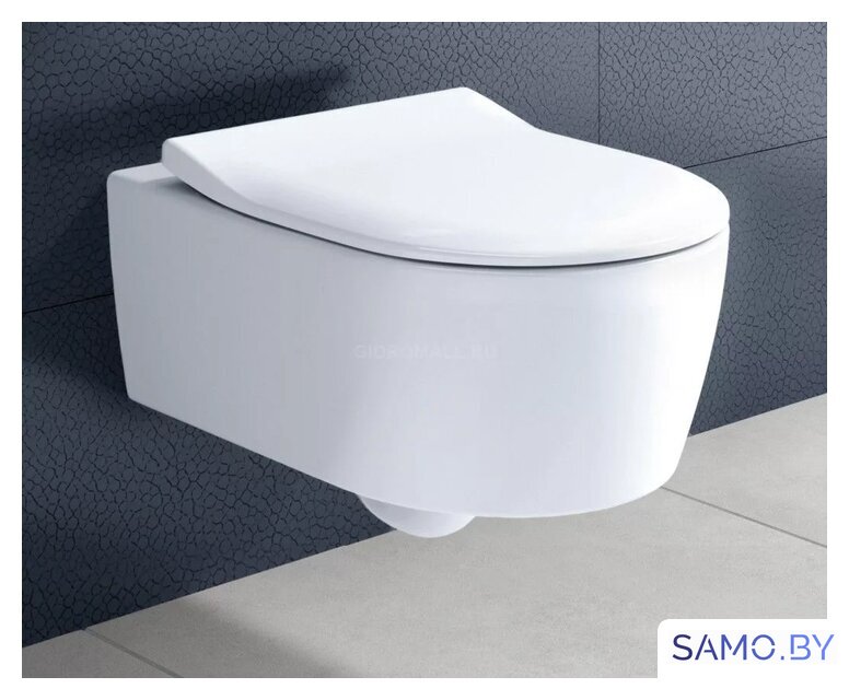 Унитаз подвесной Villeroy & Boch Avento 5656RS01 - Изображение №2 — Интернет-магазин samo.by