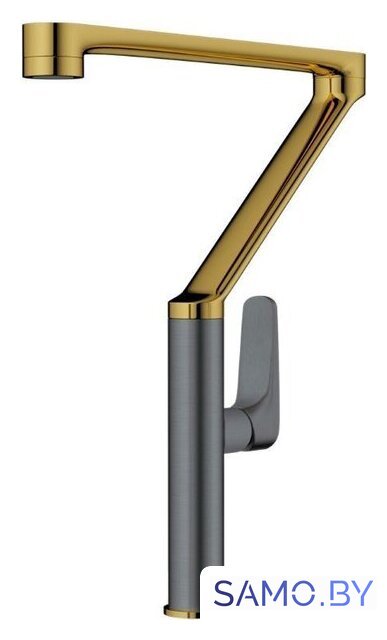 Смеситель Omoikiri Tara-LG-GM 4994396 (светлое золото/вороненая сталь) - Изображение №1 — Интернет-магазин samo.by