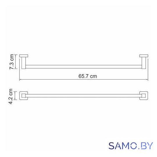 Держатель для полотенца Wasserkraft Lippe K-6530 - Изображение №3 — Интернет-магазин samo.by