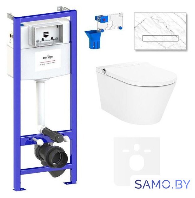 Унитаз подвесной Lavinia Boho Smart V-Clean 7 в 1 87561173 - Изображение №1 — Интернет-магазин samo.by