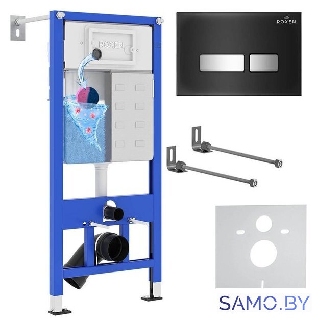 Инсталляция для унитаза Roxen StounFix Dual Fresh 873337 - Изображение №1 — Интернет-магазин samo.by