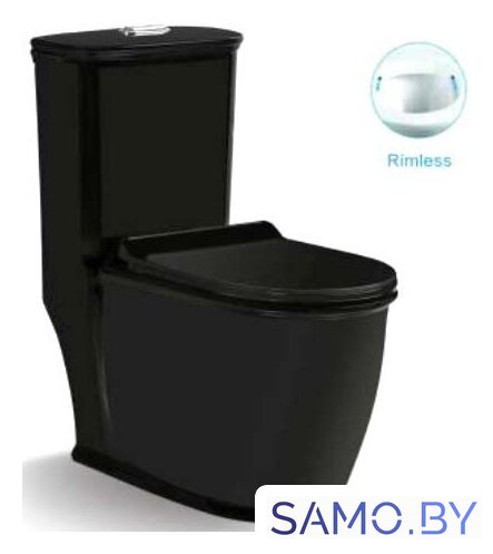Унитаз напольный SantiLine SL-5019MB - Изображение №1 — Интернет-магазин samo.by