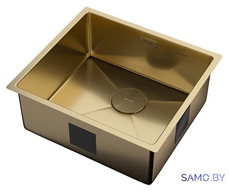 Кухонная мойка ZorG Zerox 49 U / IF PVD Gold - Изображение №2 — Интернет-магазин samo.by