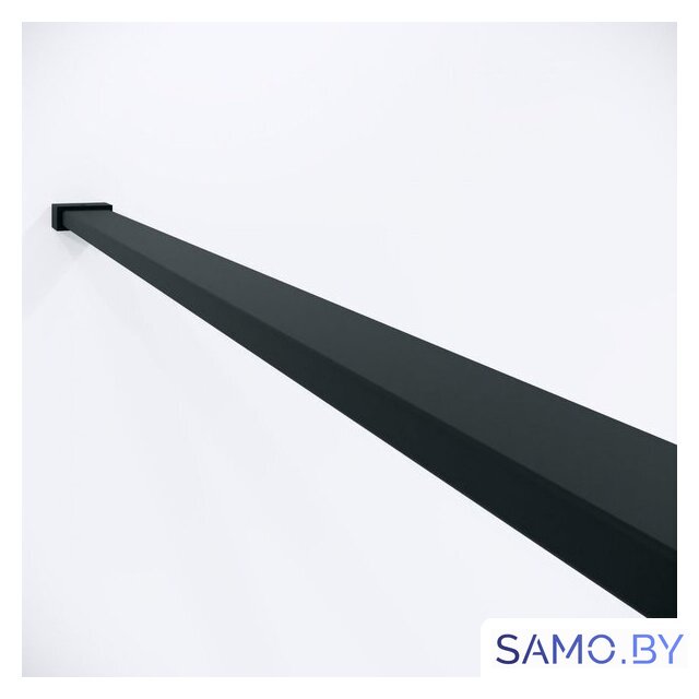Душевая стенка Niagara Nova NG-781-12BLACK 120x200 (черный матовый/эффект битого стекла) - Изображение №5 — Интернет-магазин samo.by