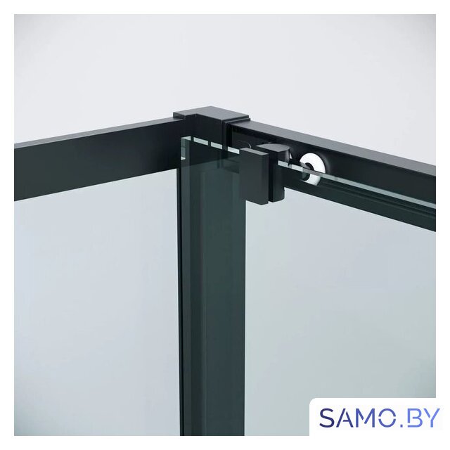 Душевая стенка Grossman Cosmo 90x195 200.K33.02.90.21.00 (черный матовый/стекло прозрачное) - Изображение №3 — Интернет-магазин samo.by