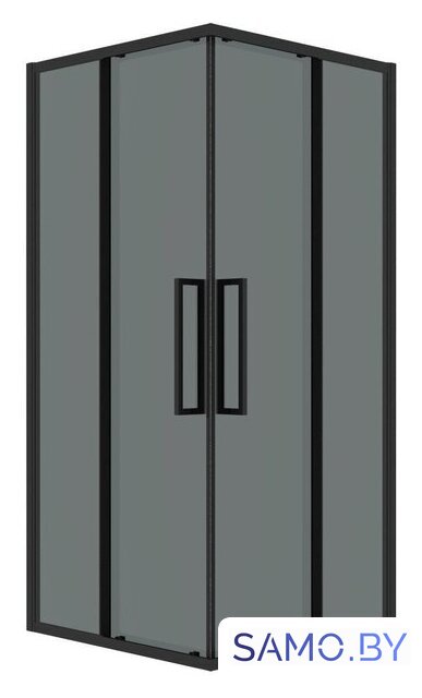 Душевой уголок Grossman Cosmo 90x90x195 300.K33.02.9090.21.10 (черный матовый/тонированное стекло) - Изображение №1 — Интернет-магазин samo.by