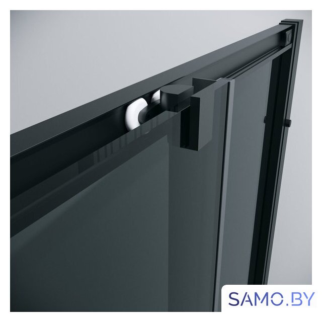 Душевой уголок Grossman Cosmo 90x90x195 300.K33.02.9090.21.10 (черный матовый/тонированное стекло) - Изображение №5 — Интернет-магазин samo.by