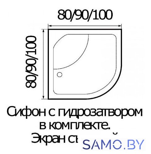Душевая кабина River Nara 80/43 MT - Изображение №2 — Интернет-магазин samo.by