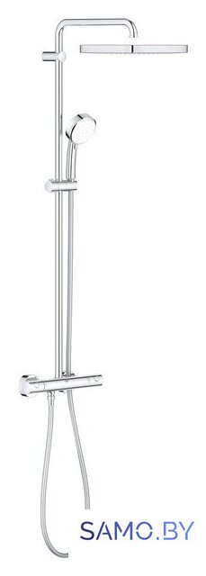 Душевая система  Grohe Tempesta Cosmopolitan System 250 Cube 26689000 - Изображение №1 — Интернет-магазин samo.by