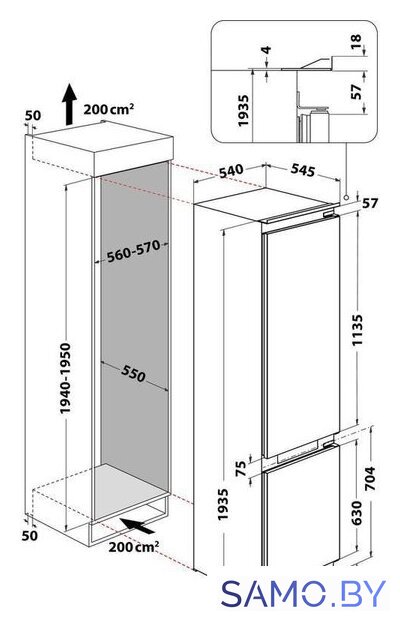 Холодильник Whirlpool WHC20 T352 - Изображение №13 — Интернет-магазин samo.by