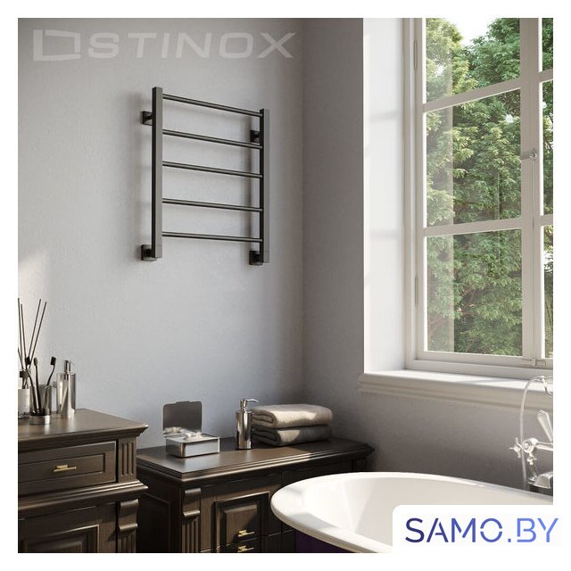 Полотенцесушитель Stinox Classic 50x60 cl60 Ral 9005 - Изображение №1 — Интернет-магазин samo.by