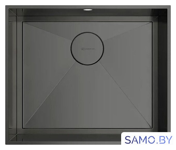 Кухонная мойка Omoikiri Kasen 53-INT GM (вороненая сталь) - Изображение №1 — Интернет-магазин samo.by