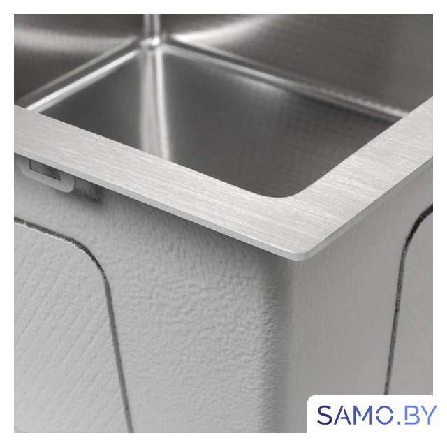 Кухонная мойка ARFEKA ECO AR 450*450 SATIN DECOR MILLET GRAINS - Изображение №3 — Интернет-магазин samo.by