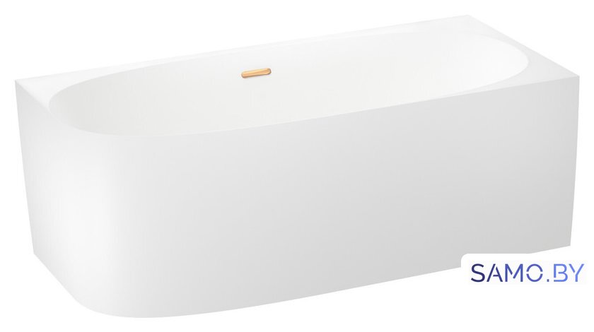 Ванна Wellsee Belle Spa 2.0 170x75 235806004 (пристенная ванна (правая) белый глянец, экран, каркас, сифон-автомат золото) - Изображение №2 — Интернет-магазин samo.by