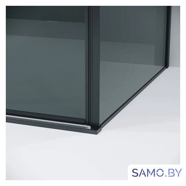 Душевой уголок Grossman Galaxy 100х100х195 120.K33.01.1010.21.10 (черный матовый/тонированное стекло) - Изображение №5 — Интернет-магазин samo.by