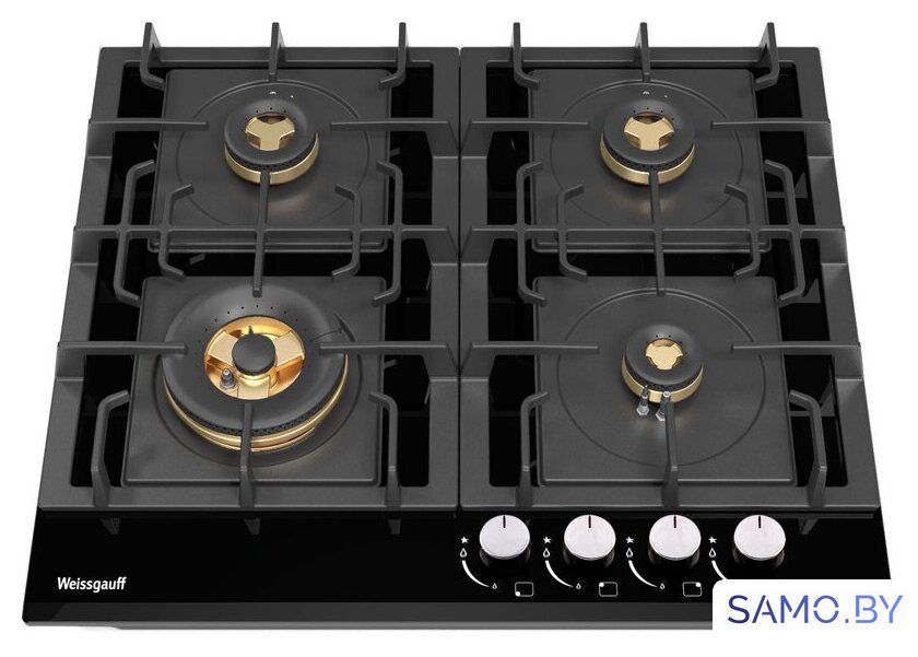 Варочная панель Weissgauff HGG 6445 BL Volcano Burner - Изображение №1 — Интернет-магазин samo.by