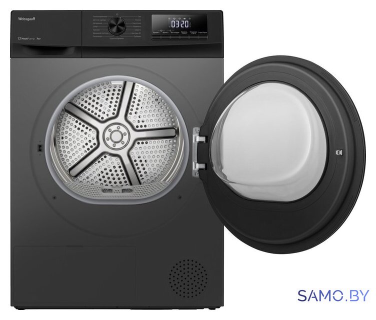 Сушильная машина Weissgauff WD 4948 Heat Pump Grey - Изображение №4 — Интернет-магазин samo.by
