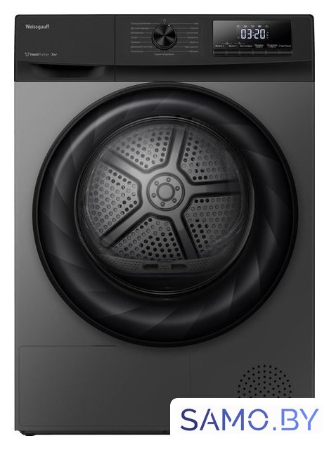 Сушильная машина Weissgauff WD 4948 Heat Pump Grey - Изображение №1 — Интернет-магазин samo.by