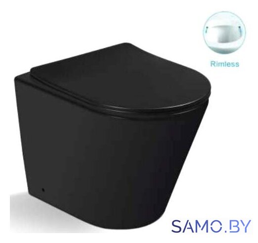 Унитаз приставной SantiLine SL-5020MB - Изображение №1 — Интернет-магазин samo.by