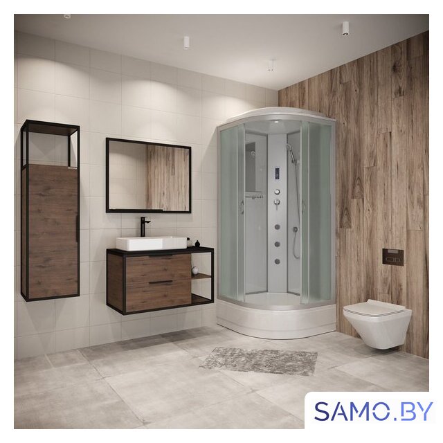Душевая кабина Niagara NG-3301-14F 90x90x215 (матовое стекло) - Изображение №1 — Интернет-магазин samo.by