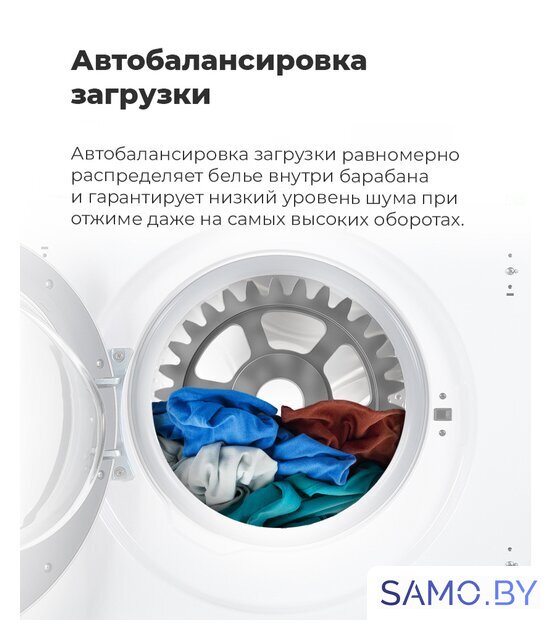 Стиральная машина MAUNFELD MFWM148WH - Изображение №9 — Интернет-магазин samo.by