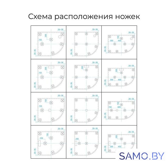 Душевой поддон RGW ST/R-W 16153100-01 100x100 - Изображение №3 — Интернет-магазин samo.by